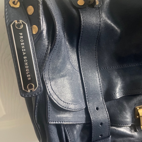 Proenza Schouler large navy blue ps1 handbag - Picture 3 of 16
